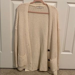 Soft, white cardigan